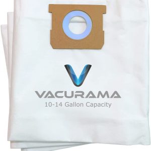 Vacurama HEPA Shop Vac 10-14 Gallon SV 90661 Vacuum Bags